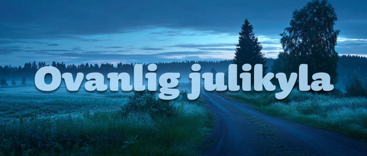 Nattfrost i juli?