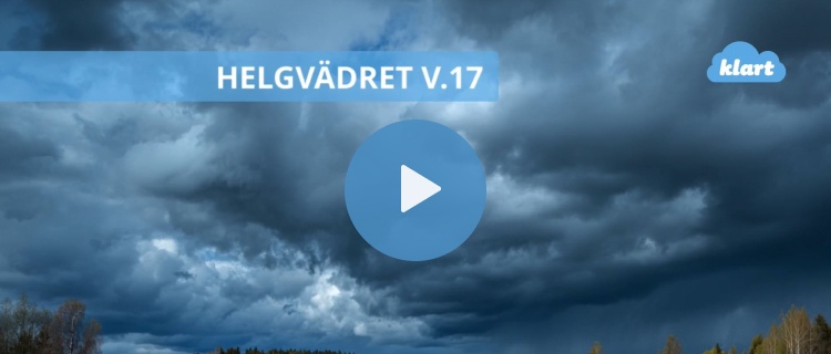 Helgvädret - nordanvind och mer moln