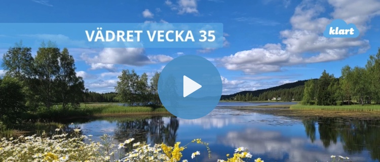 Veckans väder - sol och sommarvärme!
