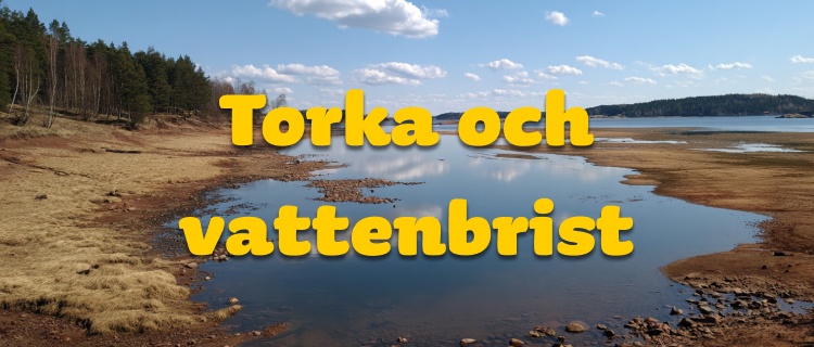 Torkan märks mest i söderns grundvatten