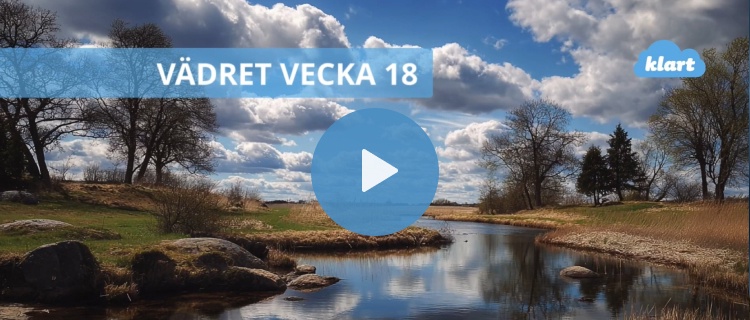 Veckans väder - värme i sikte!