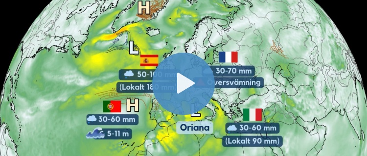 Oväder på löpande band - ny storm drar in!