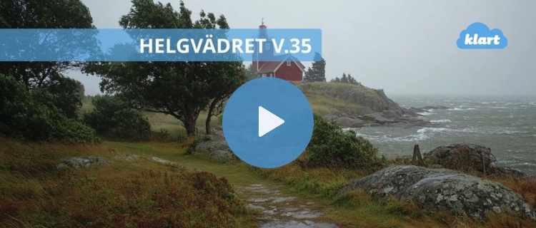 Helgvädret - ordentlig omslag till regn