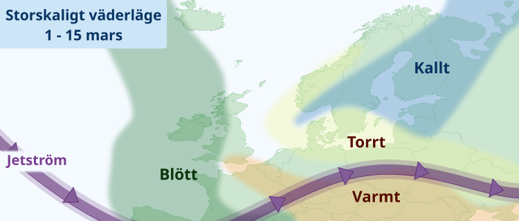 Marsvädret - normal "vårvinter"