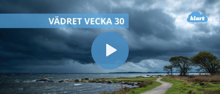 Veckans väder - mer regn, men även sol