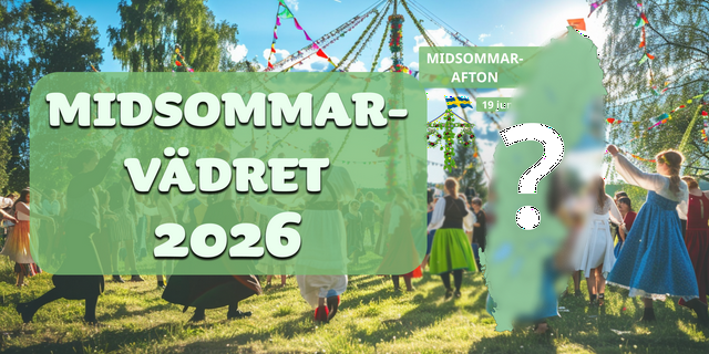 Första blicken på midsommarvädret