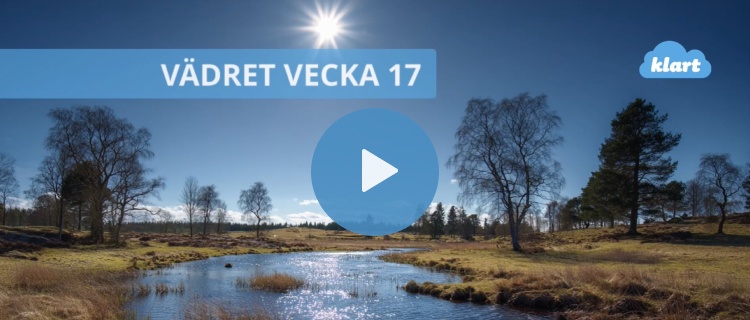 Veckans väder - först ordentlig vårvärme