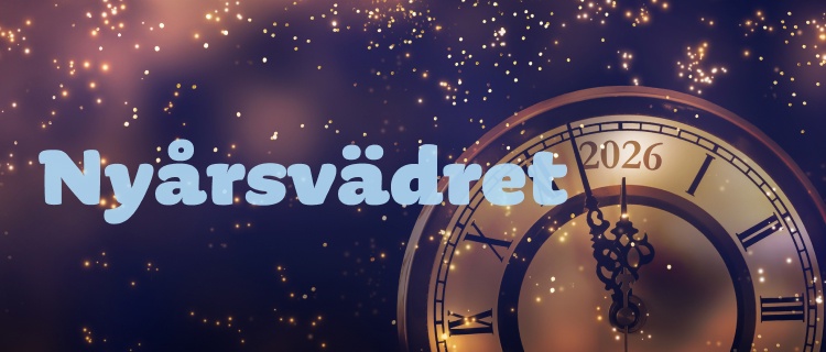 Nyårsvädret: Kyla och lokalt 3–4 dm snö