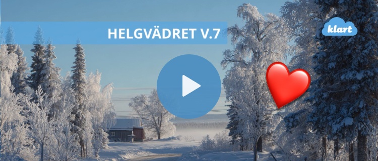 Helgvädret - kärlek och februarisol