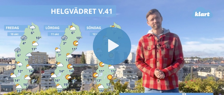 Helgvädret - vackert oktoberväder