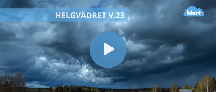 Helgvädret - studentregn och ostadig natio...