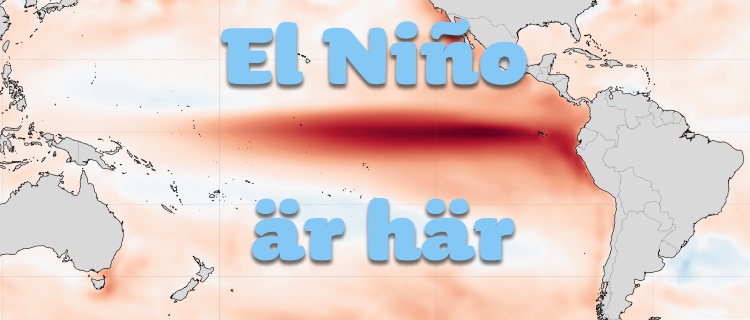 El Niño är här – kan bli rekordstark