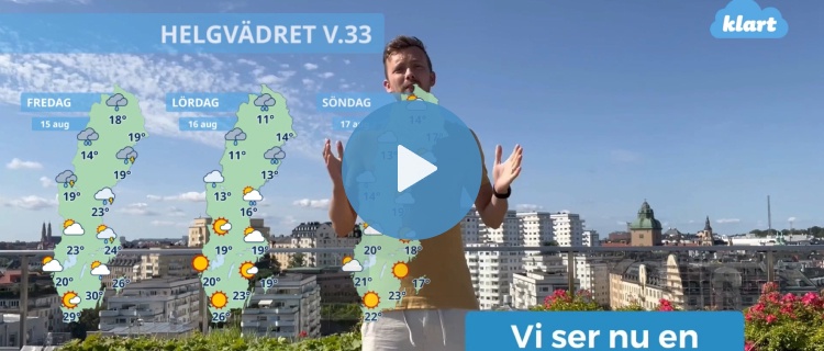 Helgvädret - solglasögon och paraply