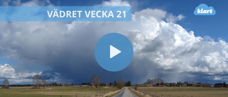 Veckans väder - omväxlande väder