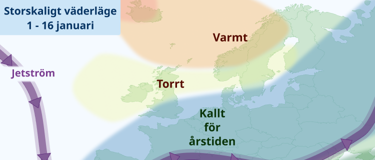 Januarivädret - torrt väder dominerar