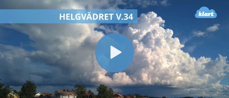 Helgvädret - efter regn som solsken