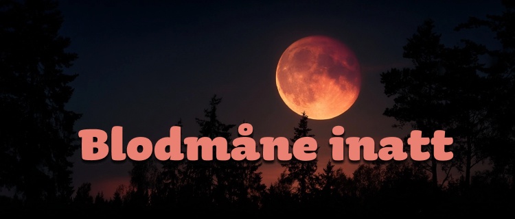 Blodmåne i natt – så ser du den