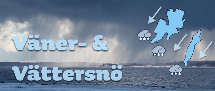 Väner- och Vättersnö: det lokala snöovädret