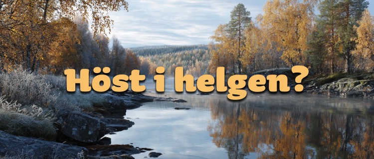 Hösten kan avancera söderut