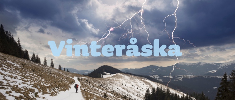 Vinteråska - därför blixtrar det i midvintern