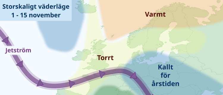 Novembervädret - tudelat med risk för snö!