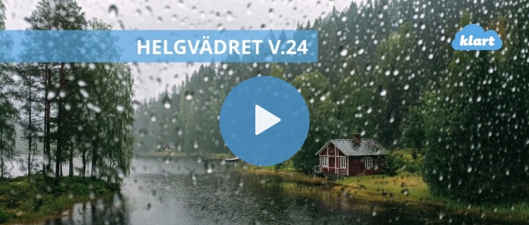 Helgvädret - regn och skurar samsas med solen