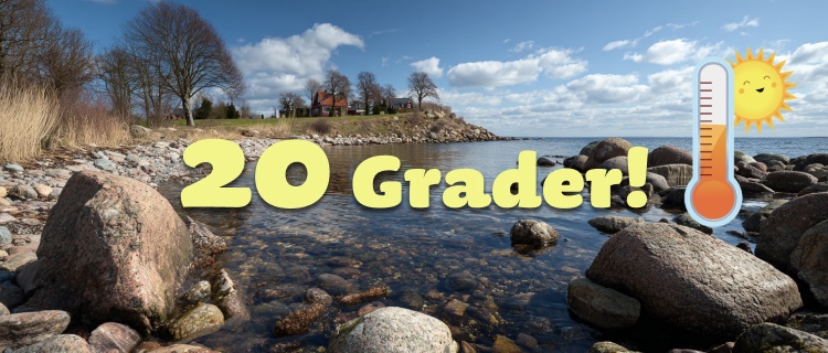 Första dagen med 20 grader i Sverige!