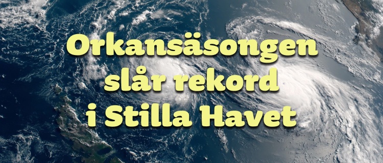 Orkansäsongen slår rekord i Stilla havet