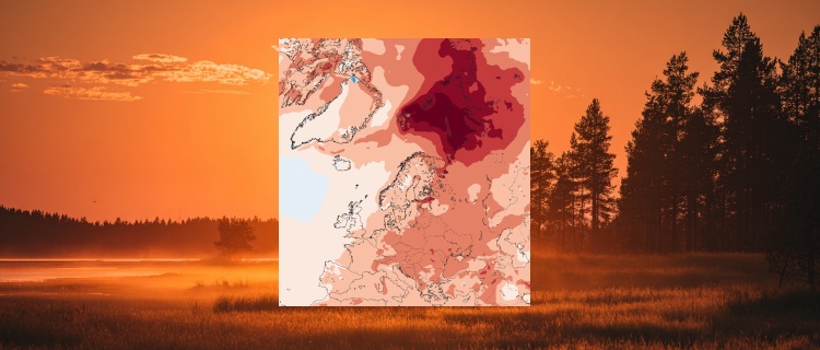 Europas värme sticker ut i världen