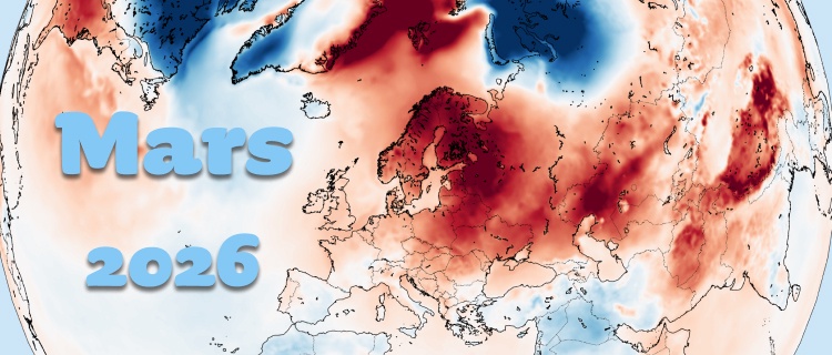 Fjärde varmaste marsmånaden globalt