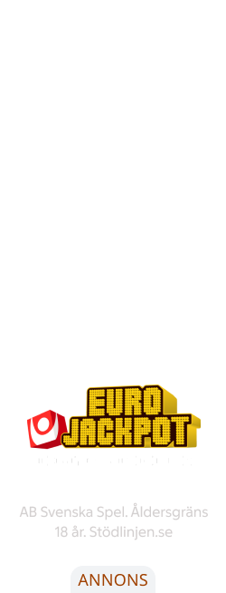 Eurojackpot fre 22 maj - Dagsvy - Eurojackpot 22 maj 2026 1,3 miljarder