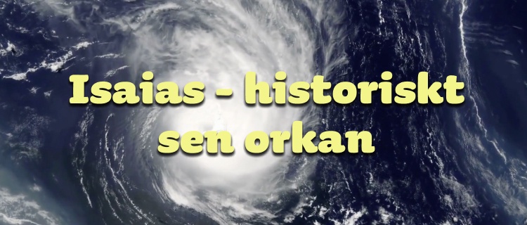 Orkanen Isaias hotar USA:s sydkust