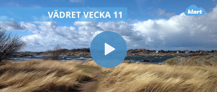 Veckans väder - vårvärme ett tag till